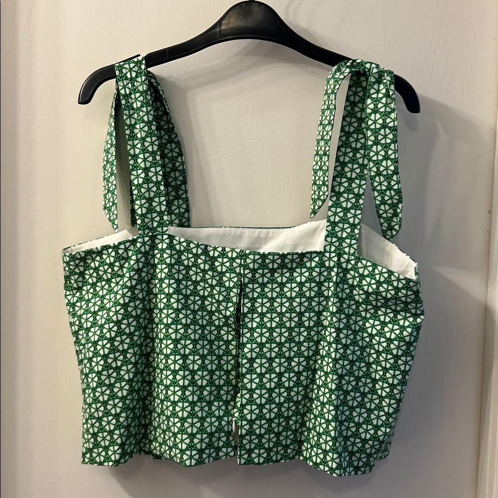 Antonio Melani x Style by Simkins Charlotte Printed Poplin Top& Skirt Set 6/14 - Picture 4 of 15